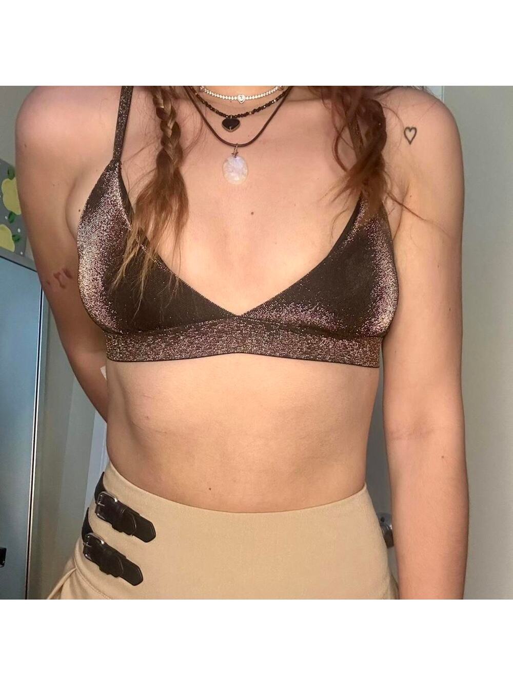 Colsie size xs gold and